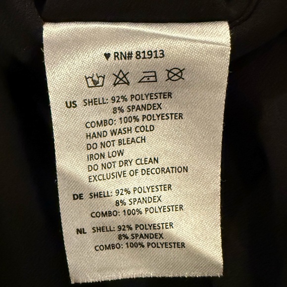 Cooper & Ella Black Sleeveless Tank Blouse w/Embellished Crystal Neckline - Picture 5 of 6